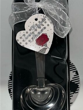 Kate Aspen Gift Set of Silver Heart Measuring Spoons